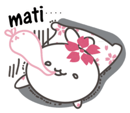 Sakura the rabbit Indonesian sticker #3246268