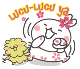 Sakura the rabbit Indonesian sticker #3246272