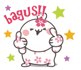 Sakura the rabbit Indonesian sticker #3246277