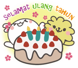 Sakura the rabbit Indonesian sticker #3246279