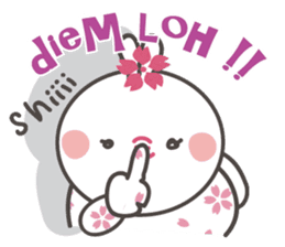 Sakura the rabbit Indonesian sticker #3246282