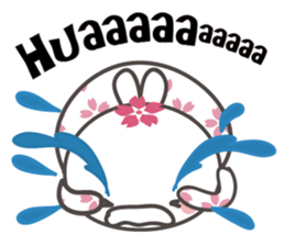 Sakura the rabbit Indonesian sticker #3246284