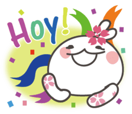 Sakura the rabbit Indonesian sticker #3246287