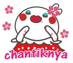 Sakura the rabbit Indonesian sticker #3246289