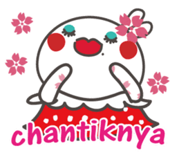 Sakura the rabbit Indonesian sticker #3246289