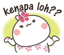 Sakura the rabbit Indonesian sticker #3246291