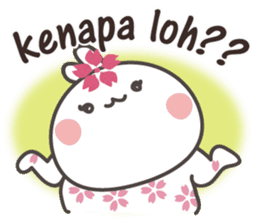 Sakura the rabbit Indonesian sticker #3246291