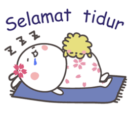 Sakura the rabbit Indonesian sticker #3246295