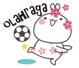 Sakura the rabbit Indonesian sticker #3246297
