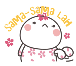 Sakura the rabbit Indonesian sticker #3246298