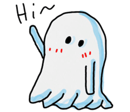 Cloth ghost sticker #3246419