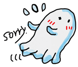 Cloth ghost sticker #3246422