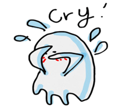 Cloth ghost sticker #3246433