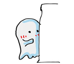 Cloth ghost sticker #3246438