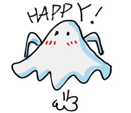 Cloth ghost sticker #3246444