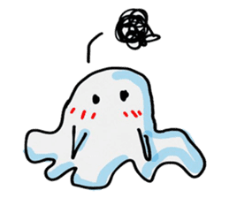 Cloth ghost sticker #3246452
