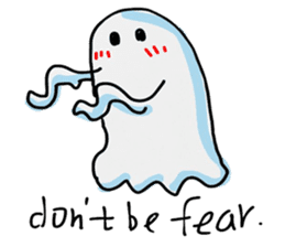 Cloth ghost sticker #3246457