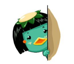 Kappapyon the cute girl kappa sticker #3246584