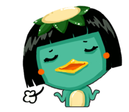 Kappapyon the cute girl kappa sticker #3246617