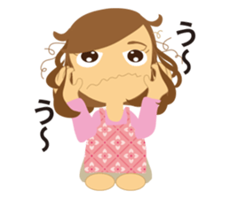 Mom sitting streight sticker #3246744