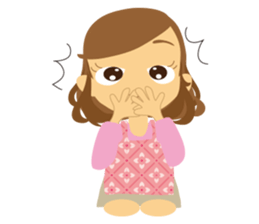 Mom sitting streight sticker #3246757