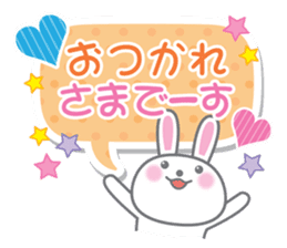 Cute Rabbit Conversation sticker #3247661