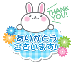 Cute Rabbit Conversation sticker #3247663