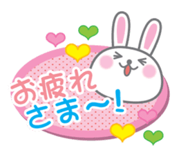 Cute Rabbit Conversation sticker #3247669