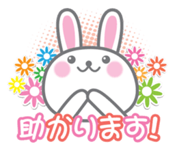 Cute Rabbit Conversation sticker #3247681