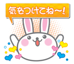 Cute Rabbit Conversation sticker #3247684