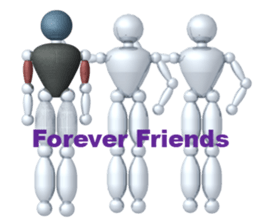 Robot with the human mind sticker #3248186