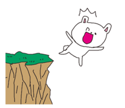 The interesting and cute white bear sticker #3248226