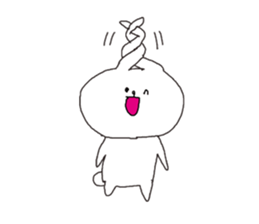 The interesting and cute white bear sticker #3248231