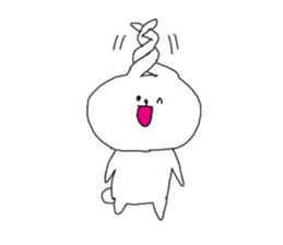 The interesting and cute white bear sticker #3248231