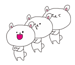 The interesting and cute white bear sticker #3248254