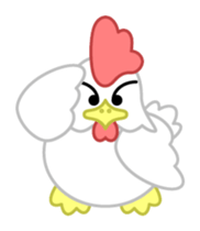 Mr.Chicken Sticker sticker #3248267