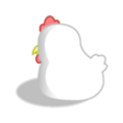 Mr.Chicken Sticker sticker #3248279