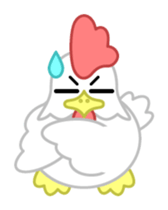 Mr.Chicken Sticker sticker #3248280