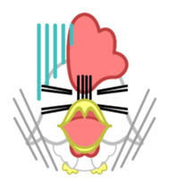 Mr.Chicken Sticker sticker #3248282