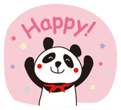 "furi-furi" Panda sticker #3248341