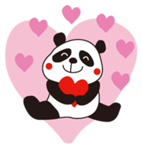 "furi-furi" Panda sticker #3248345