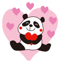 "furi-furi" Panda sticker #3248345