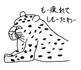 Crescent moon eyes1 sticker #3248550