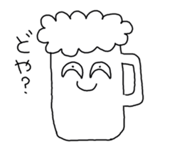 Crescent moon eyes1 sticker #3248570