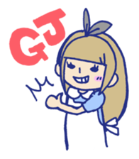 Graffiti-style Alice. sticker #3248717