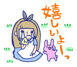 Graffiti-style Alice. sticker #3248723