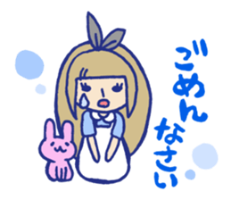 Graffiti-style Alice. sticker #3248729
