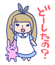 Graffiti-style Alice. sticker #3248732