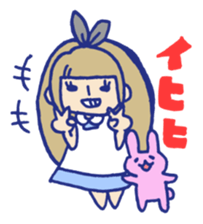 Graffiti-style Alice. sticker #3248734