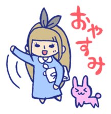 Graffiti-style Alice. sticker #3248741